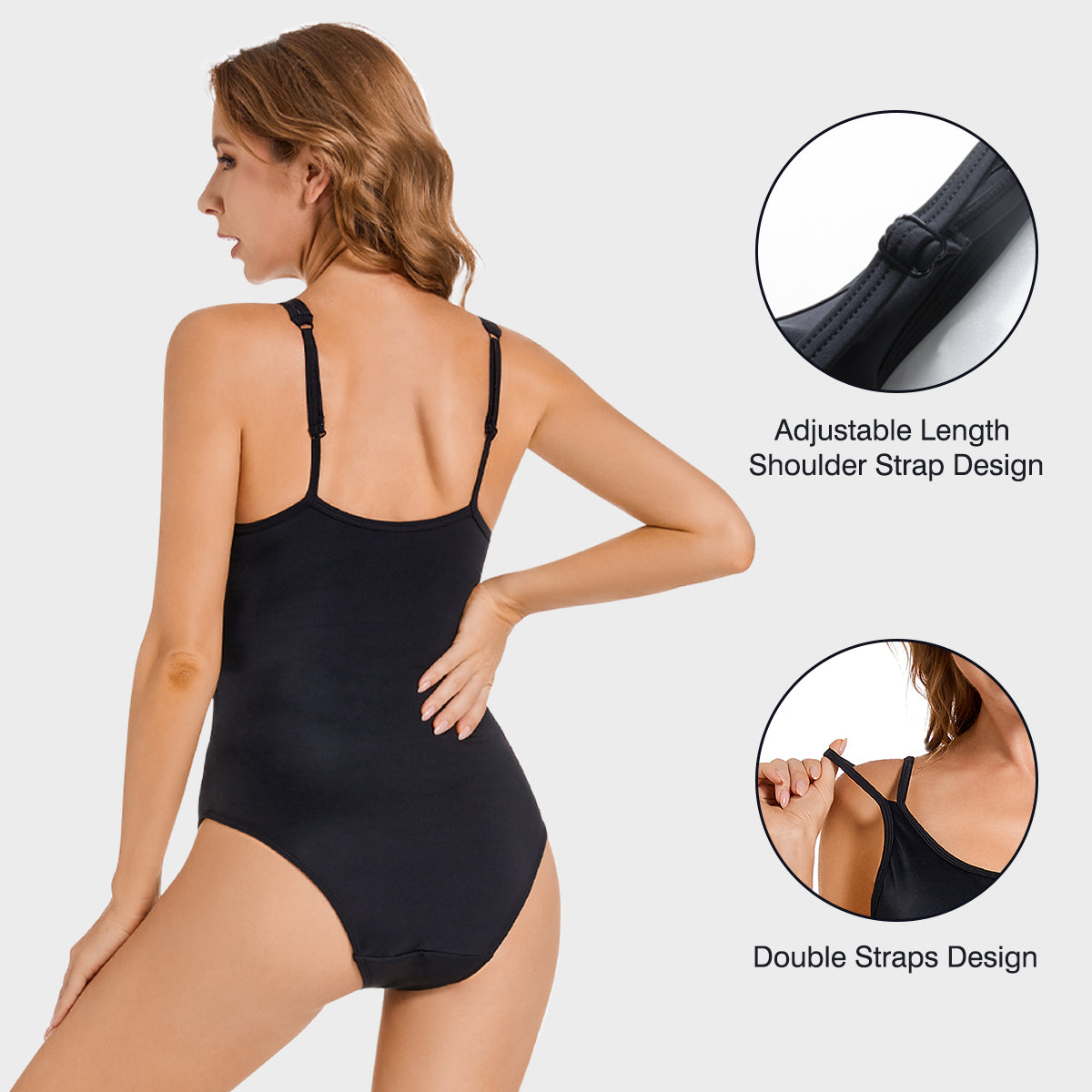 Period-Proof Black Swimsuit