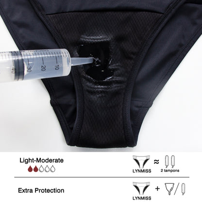 Period-Proof Black Swimsuit