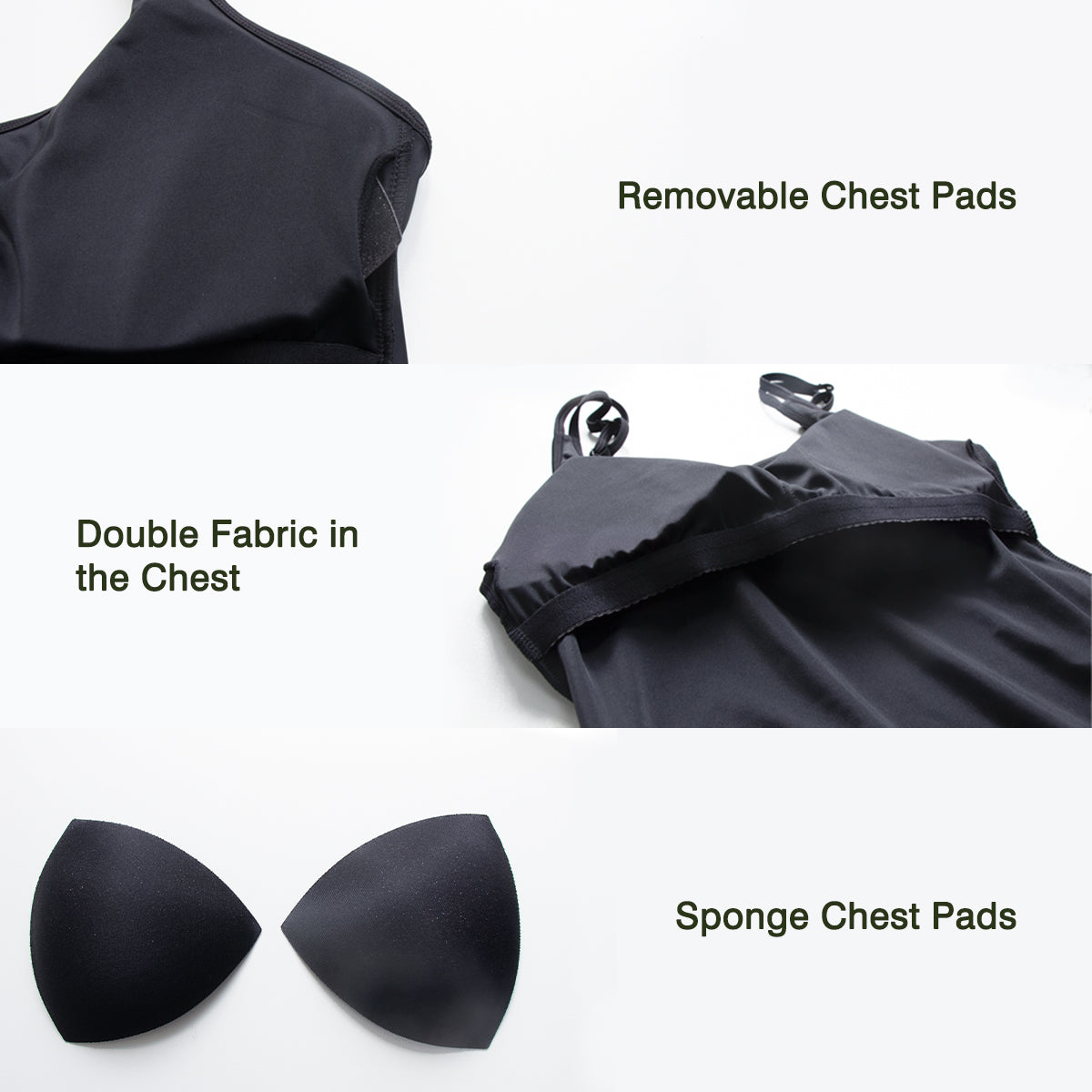 Period-Proof Black Swimsuit